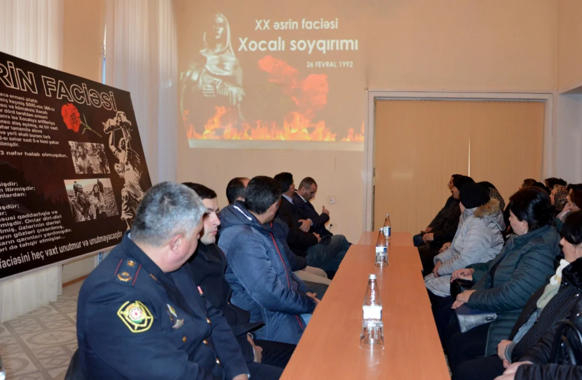Daşkəsəndə Xocalı faciəsinin ildönümü ilə bağlı tədbir keçirilib