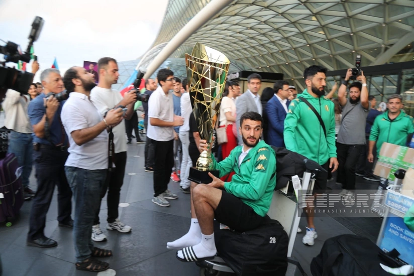 Победитель Лиги чемпионов Бирбаша Бакы вернулся на родину