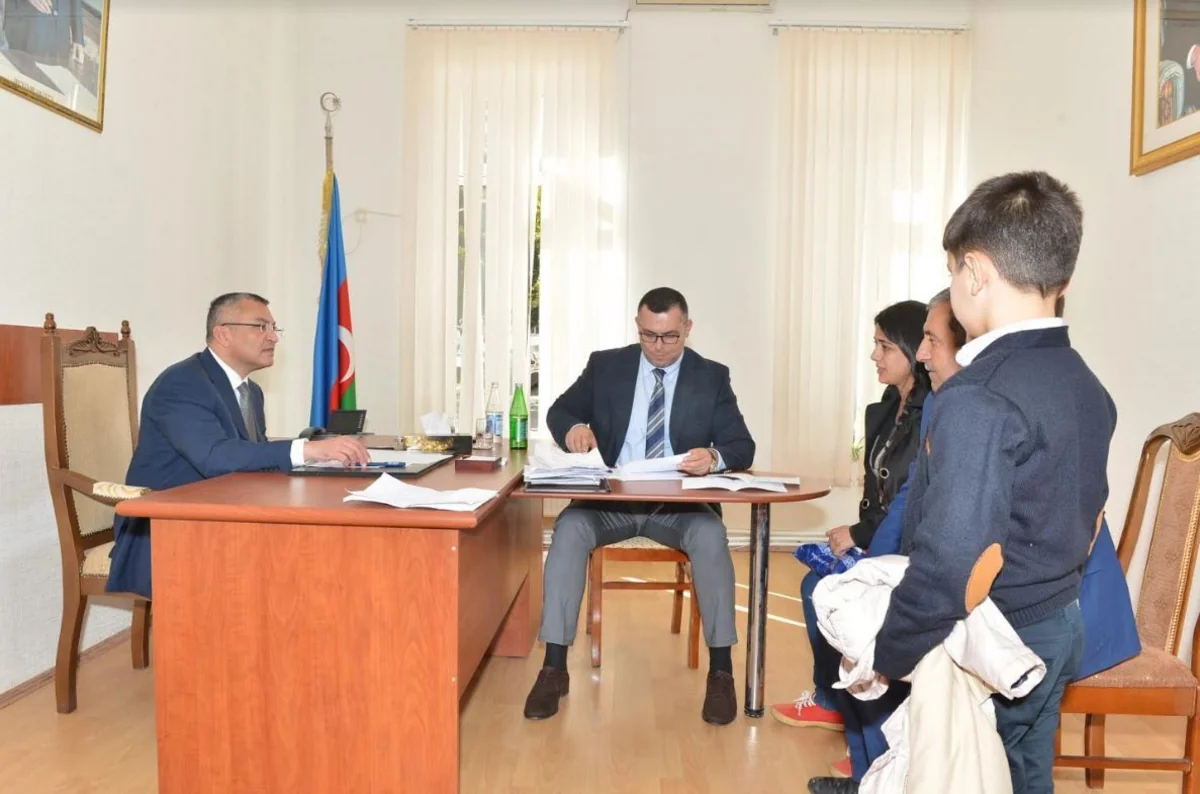 Dövlət Komitəsində məcburi köçkünlərin növbəti qəbulu keçirilib