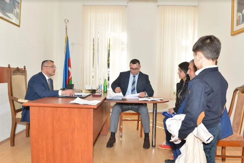 Dövlət Komitəsində məcburi köçkünlərin növbəti qəbulu keçirilib