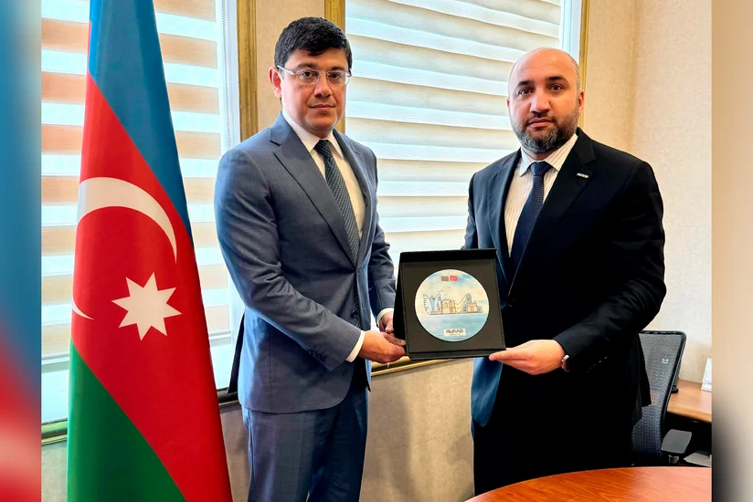 Fuad Muradov MÜSİAD Azərbaycanın İdarə Heyətinin sədri Rəşad Cabirli ilə görüşüb