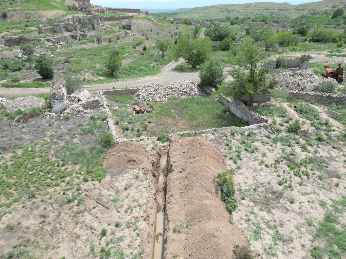 Cəbrayılda kəhrizlərin bərpası istiqamətində layihə icra olunur