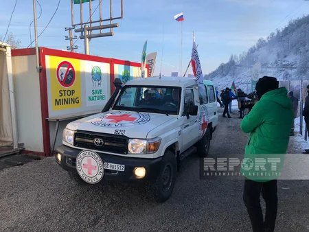ICRC vehicles pass freely through Khankandi-Lachin road - UPDATED