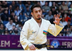 Böyük Dəbilqə: Azərbaycan cüdoçusu qızıl medal qazanıb
