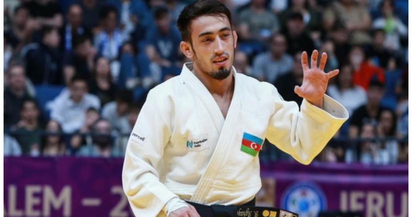 Böyük Dəbilqə: Azərbaycan cüdoçusu qızıl medal qazanıb