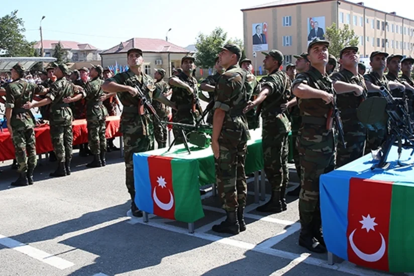 Madat Guliyev attends oath taking ceremony of young soldiers