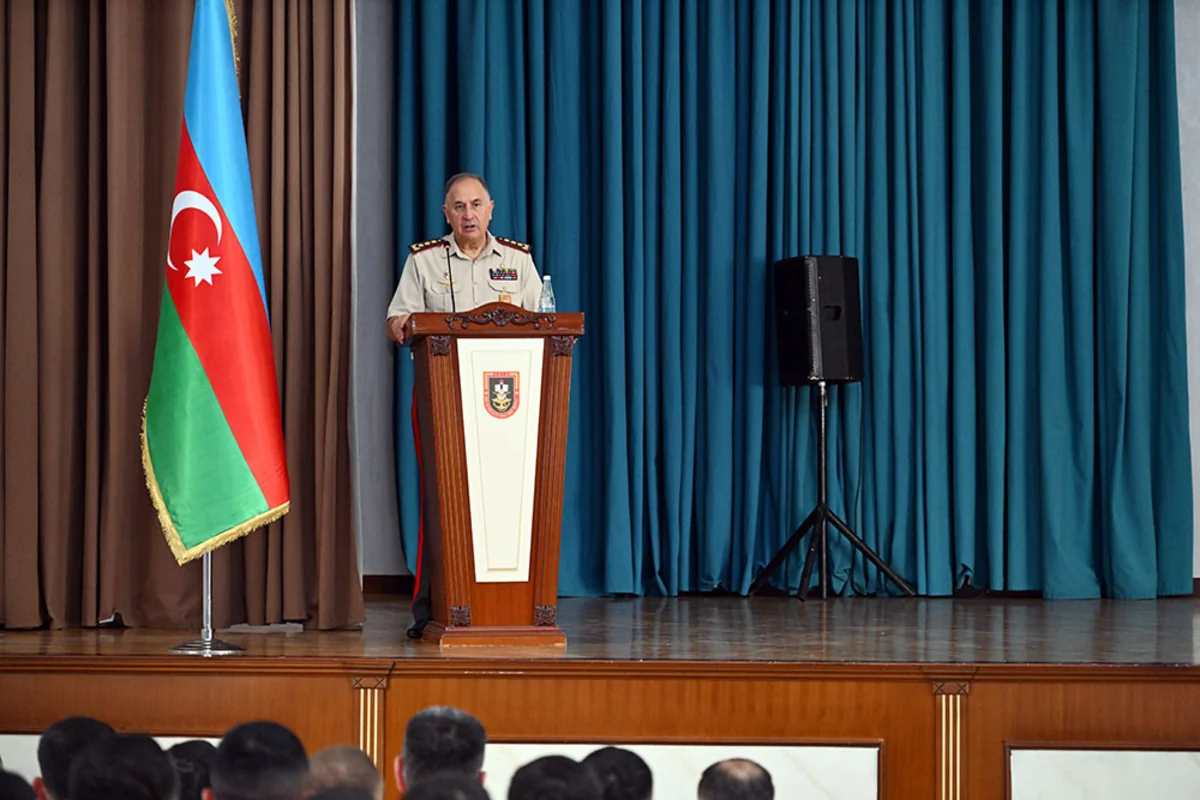 Baş Qərargah rəisi Heydər Əliyev adına Hərbi İnstitutda olub