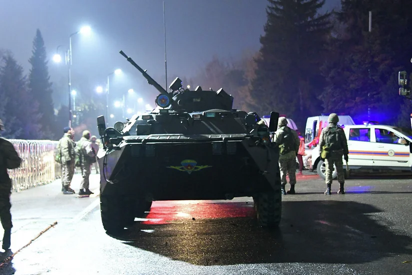 CSTO peacekeepers start operating in Kazakhstan