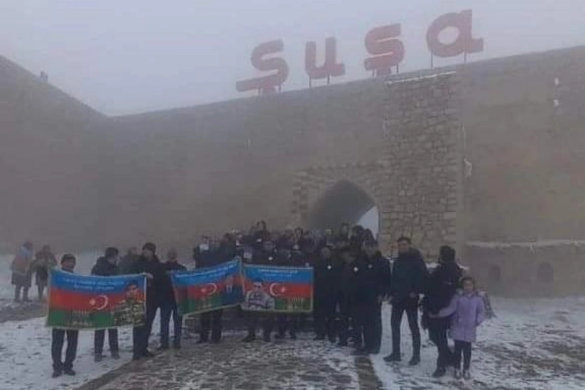 Samuxda yaşayan şəhid valideynləri Şuşa şəhərinə səfər edib