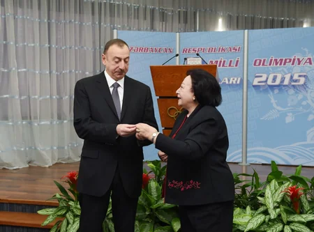 ​Prezident İlham Əliyev 2015-ci ilin idman yekunlarına həsr olunan mərasimdə iştirak edib