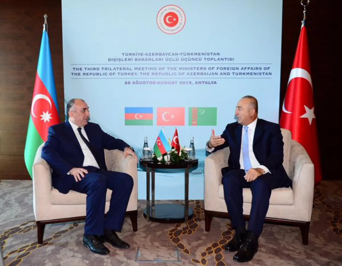 Elmar Məmmədyarov Türkiyənin xarici işlər naziri ilə görüşüb