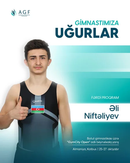Almaniyadakı beynəlxalq turnirdə iştirak edəcək Azərbaycan gimnastlarının adları açıqlanıb