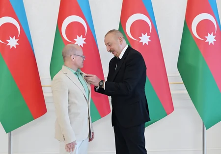 President Ilham Aliyev receives Azerbaijani athletes who won medals at Paris Summer Olympic Games and their coaches - UPDATED