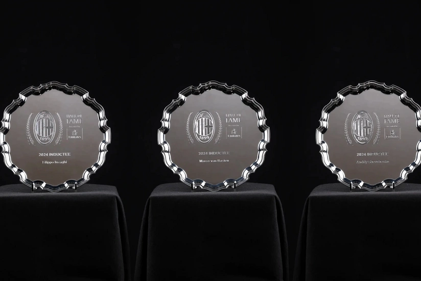 Milanın üç əfsanəvi hücumçusu klubun Şöhrət Zalına daxil edilib