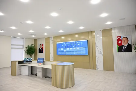 President attends opening of Aghdam Regional Digital Management Center