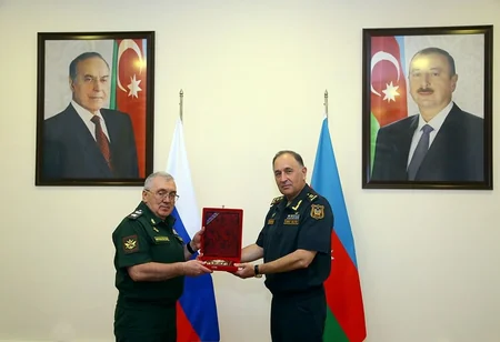 Rusiya Müdafiə Nazirliyinin nümayəndə heyəti Azərbaycanda işgüzar səfərdədir