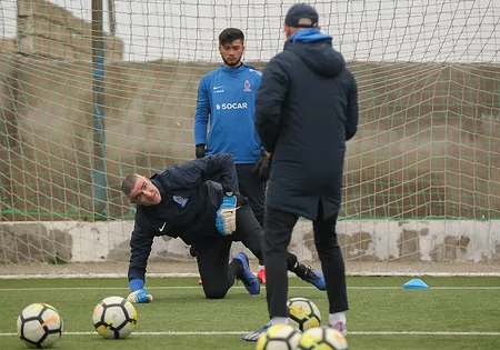 Millimizə namizəd qapıçılar üçün məşq keçirildi