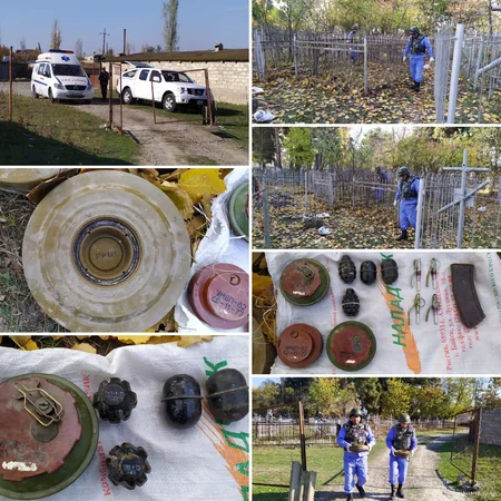 Xaçmazda mina və əl qumbarası tapılıb