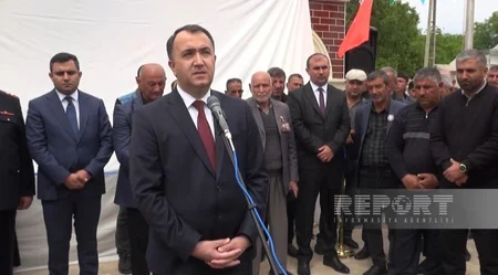 Şərurda şəhidin xatirəsinə bulaq-abidə ucaldılıb