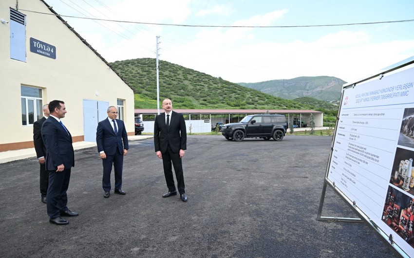 “Qoç Ət” Kəndli Fermer Təsərrüfatı MMC-nin Xocalının Xanabad kəndindəki heyvandarlıq kompleksinin açılışı olub - YENİLƏNİB