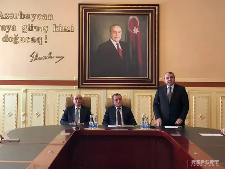 Bakı Dövlət Universitetinin yeni rektoru kollektivə təqdim olunub - FOTOLAR