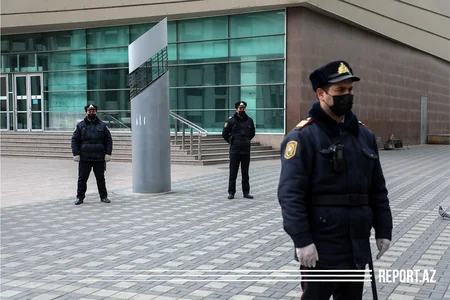 Xüsusi karantin rejimində olan Bakıdan - FOTOREPORTAJ