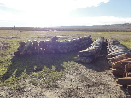 Xızıda 136 ədəd partlamamış hərbi sursat aşkar edilib