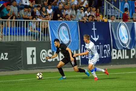 Səbail futbol komandası avrokubokda debüt edib - FOTOREPORTAJ