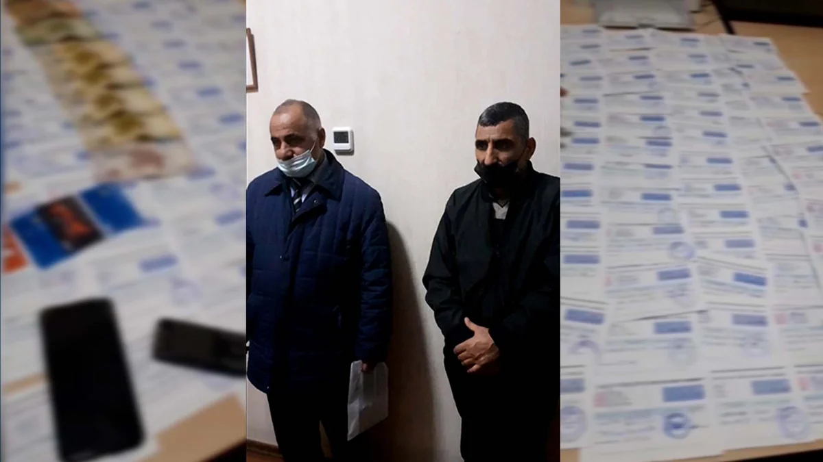 Saxta COVID-19 pasportu satan şəxslər saxlanılıb