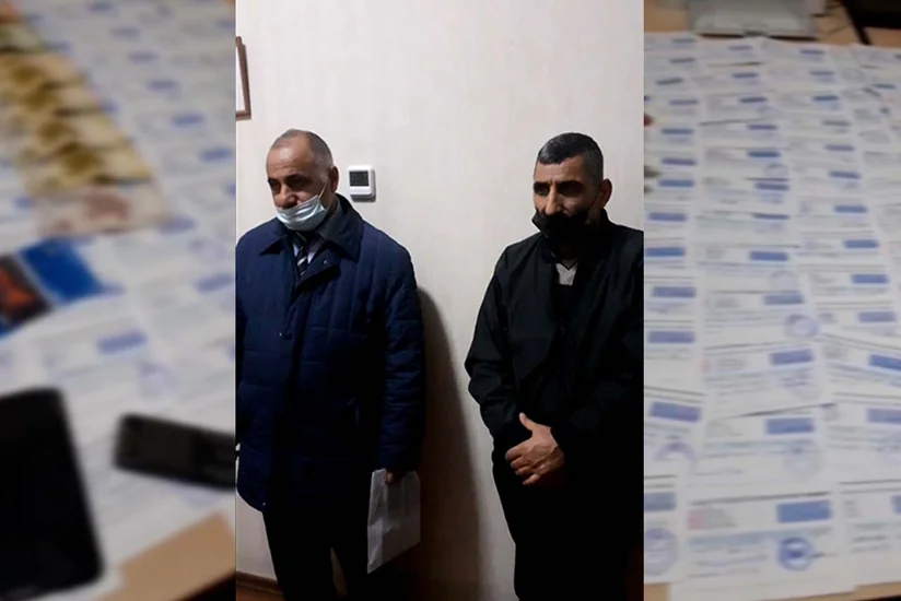 Saxta COVID-19 pasportu satan şəxslər saxlanılıb