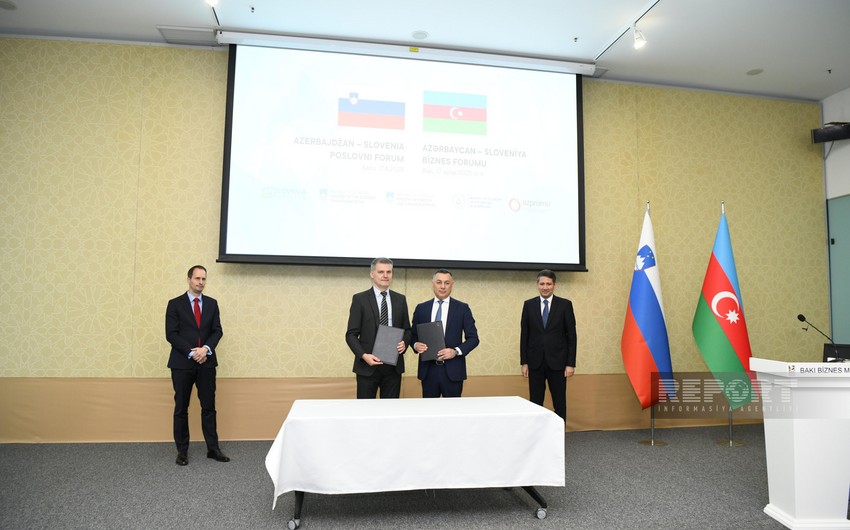 Azerbaijan, Slovenia sign agreement on co-op