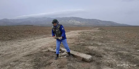 Xızıda top mərmisi tapılıb