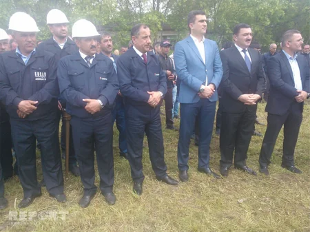 Şəki rayonunun Aşağı Göynük kəndinə qaz verilib - FOTO