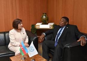Sahiba Gafarova meets with IPU Secretary General