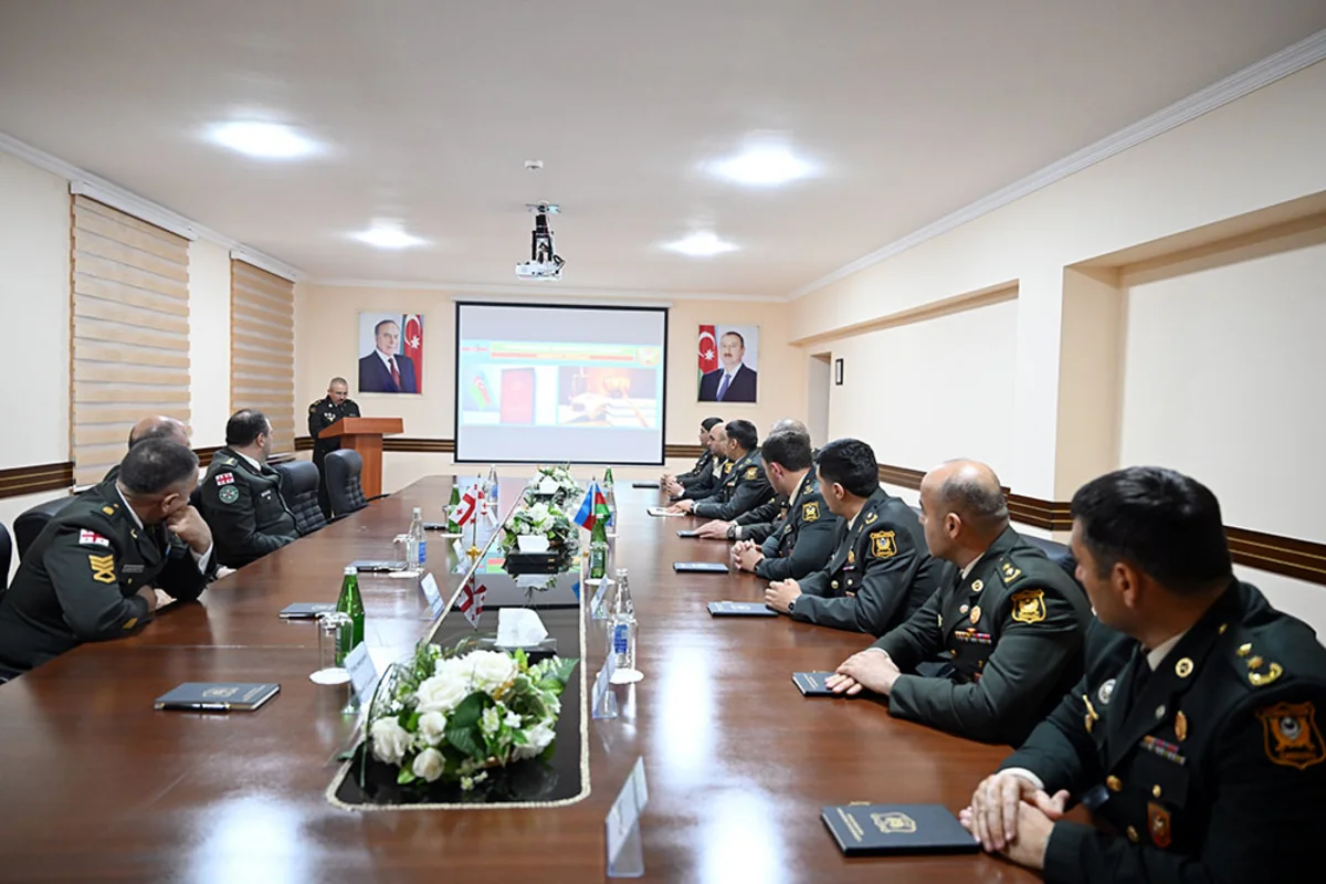Gürcüstanın Hərbi Polis Departamentinin rəisi Azərbaycanda səfərdədir