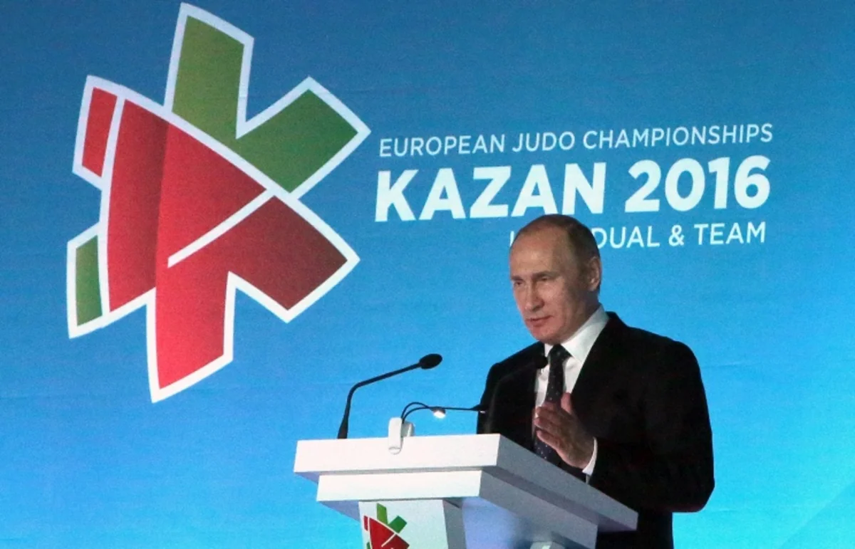 Владимир Путин объявил открытым чемпионат Европы по дзюдо в Казани