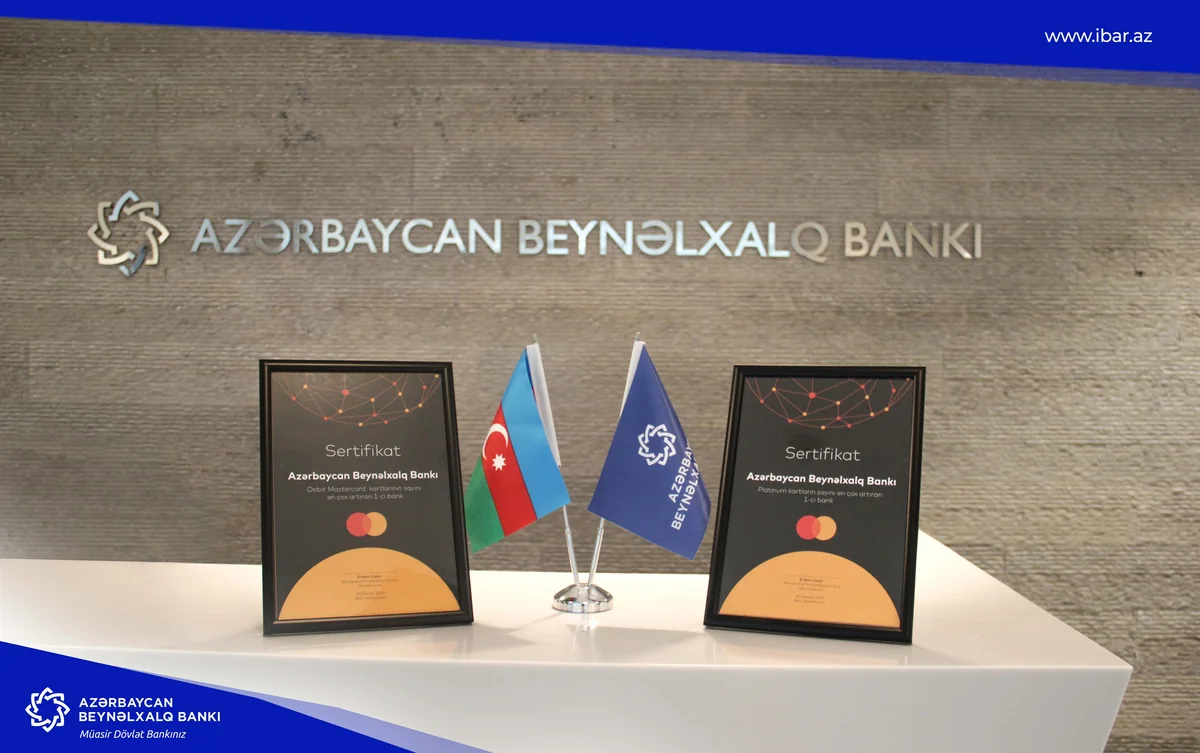 MasterCard Azərbaycan Beynəlxalq Bankına 2 mükafat verib