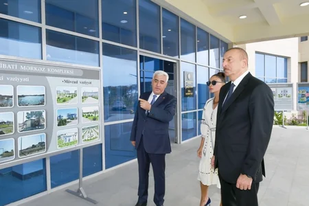 President Ilham Aliyev attends inauguration of new administrative building of YAP Pirallahi district branch