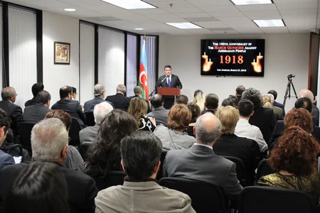 31 Mart - Azərbaycanlıların Soyqırımı Günü Los-Ancelesdə anılıb