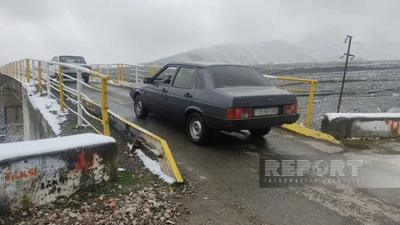 Şəkidə kəndləri birləşdirən körpü dağılır