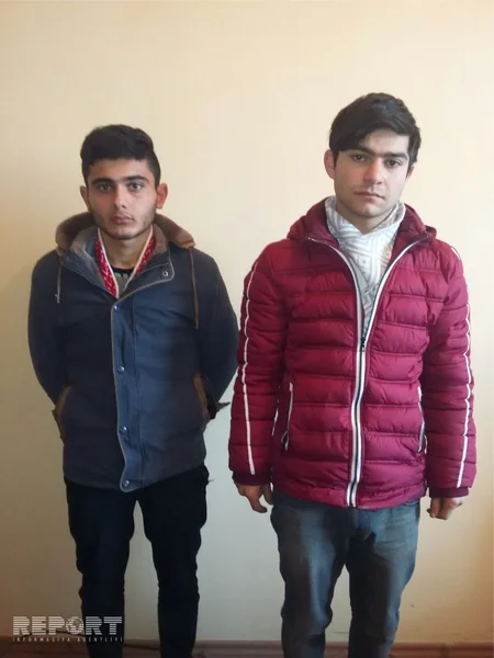Ağcabədidə mağazadan oğurluq edən gənclər tutulub - FOTO