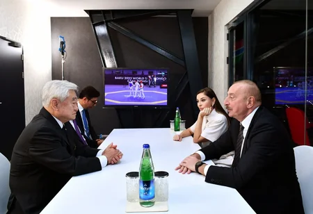 Prezident İlham Əliyev və Mehriban Əliyeva Bakıda taekvondo üzrə dünya çempionatının açılış mərasimini izləyiblər - YENİLƏNİB