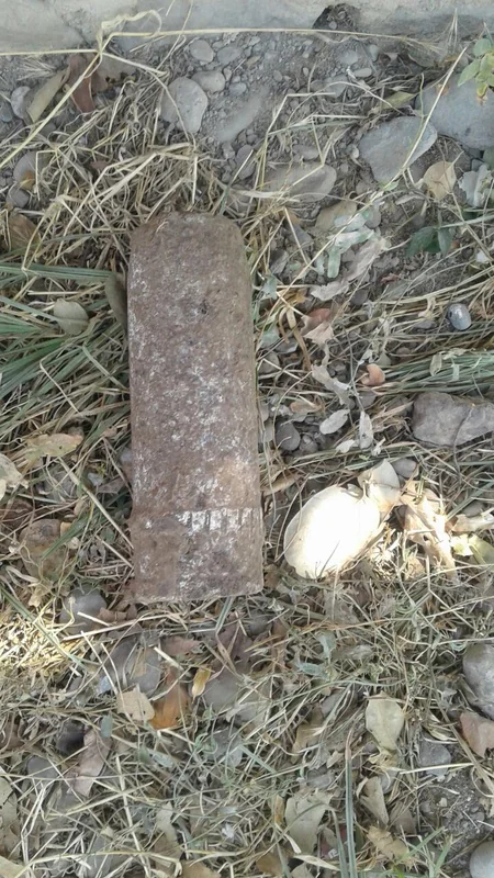 Ağstafada top mərmisi tapılıb