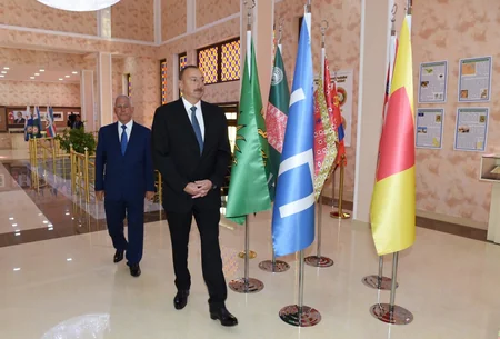 President Ilham Aliyev viewed Flag Square and Flag Museum in Khachmaz