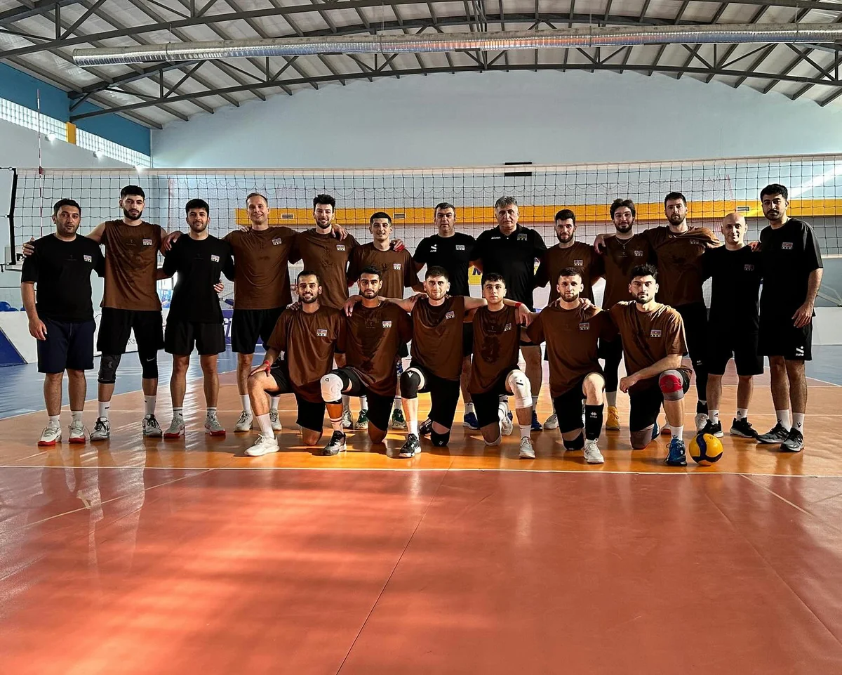 Azərbaycanın voleybol millisi Gürcüstandakı təlim-məşq toplanışını başa vurub