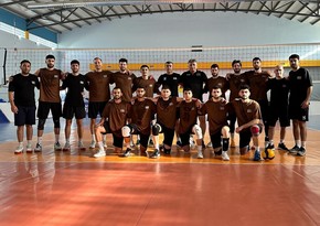 Azərbaycanın voleybol millisi Gürcüstandakı təlim-məşq toplanışını başa vurub