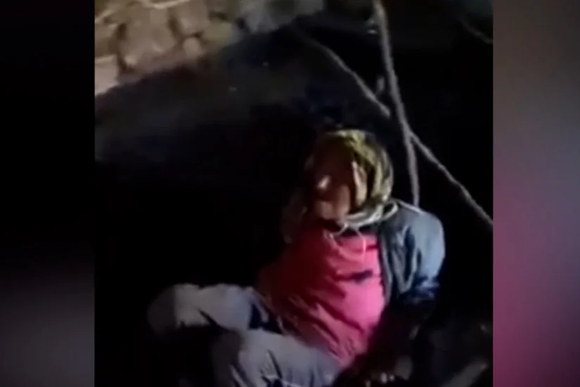 Ahıl qadını tövlədə saxlayan şəxs axtarılır - VİDEO