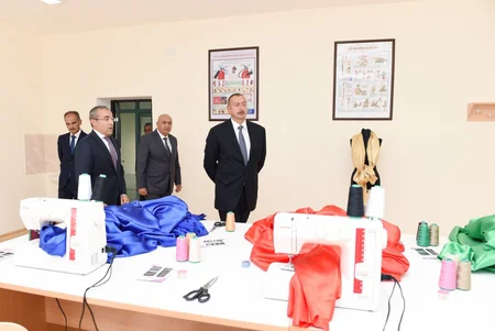Qusarın Hil kəndində tam orta məktəbin yeni binası istifadəyə verilib