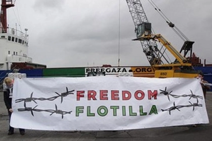 ​Azadlıq donanmasının ilk gəmisi Qəzza istiqamətində yola düşüb