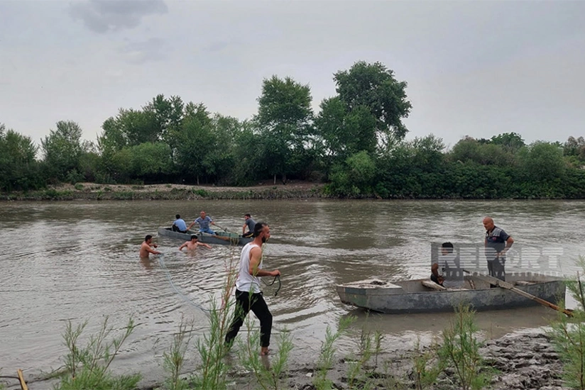Kürdə batan azyaşlının axtarışları davam edir - YENİLƏNİB